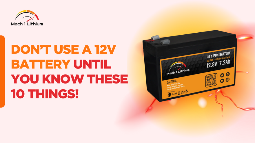 10 Things to Know About 12V Battery Voltage