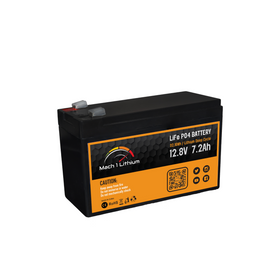 12.8V 7.2AH LIFEPO4 DEEP CYCLE BATTERY