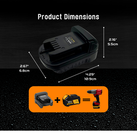 Dewalt Battery to Milwaukee Tool Adapter - 0
