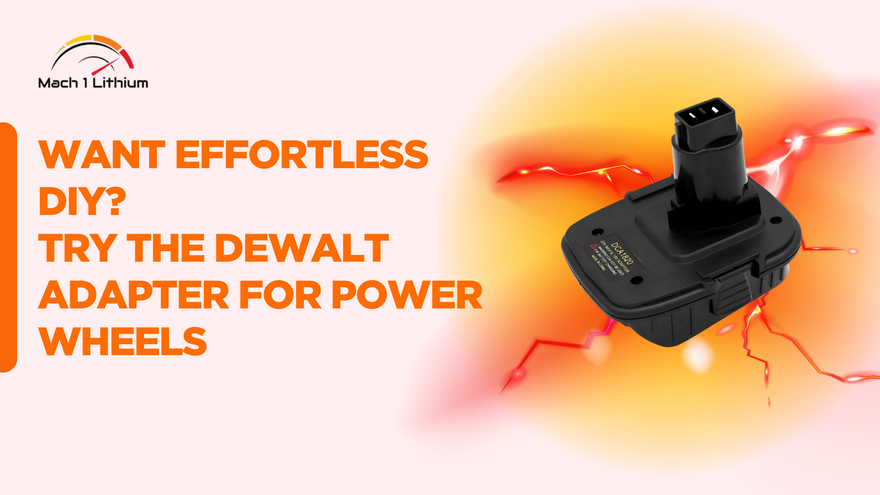 Mach1's Power Wheels DeWalt Adapter That Makes DIY Easy!