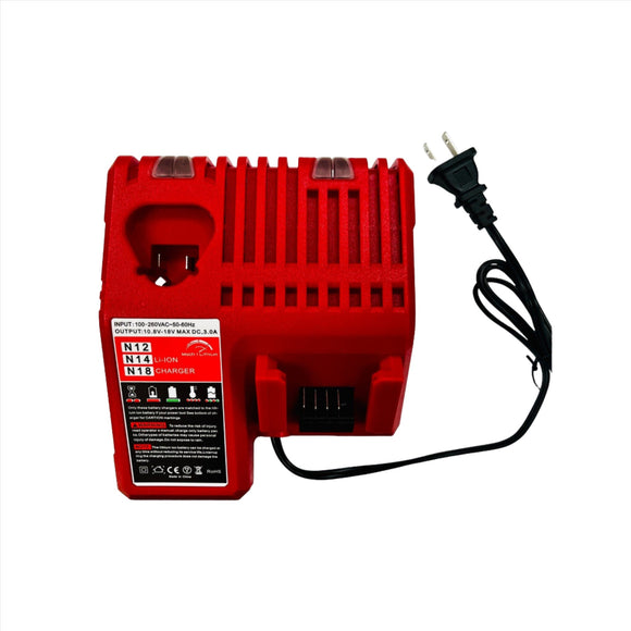 Mach 1 Lithium M12 and M18 Charger (For Milwaukee)