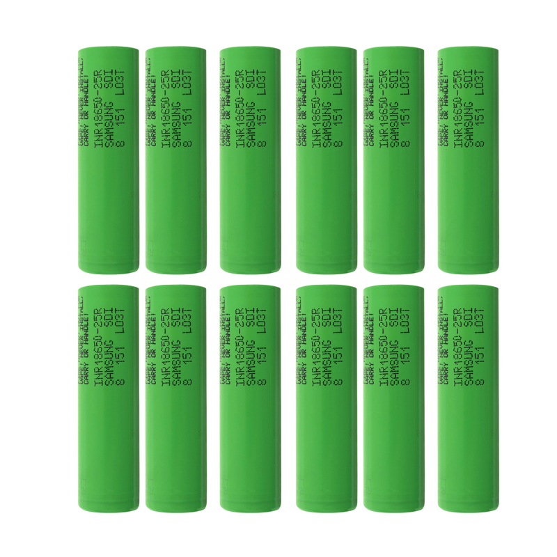 Samsung 25R 18650 2500mAh 20A Battery - INR18650-25R