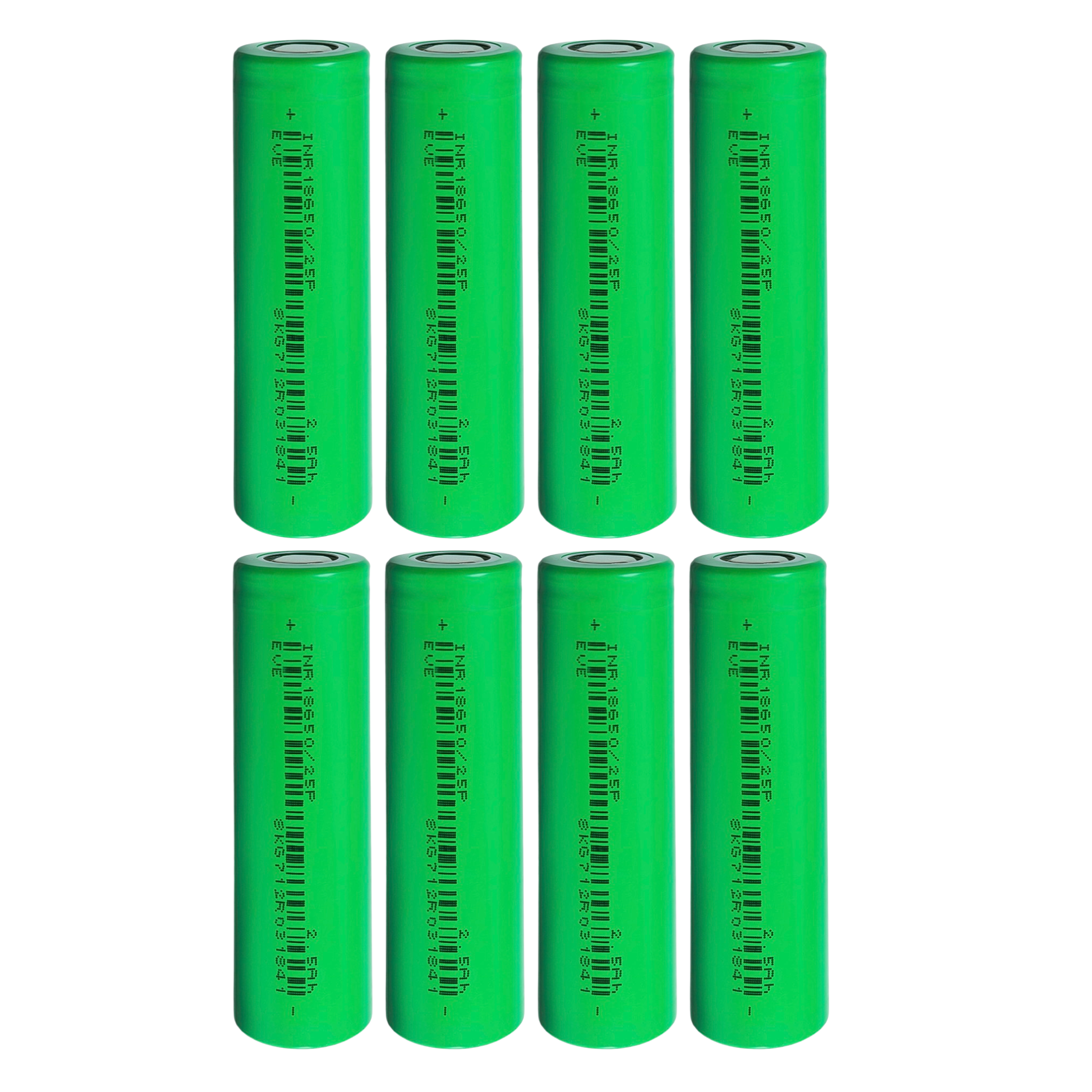 EVE 25P 18650 2500mAh 20A Battery Cells
