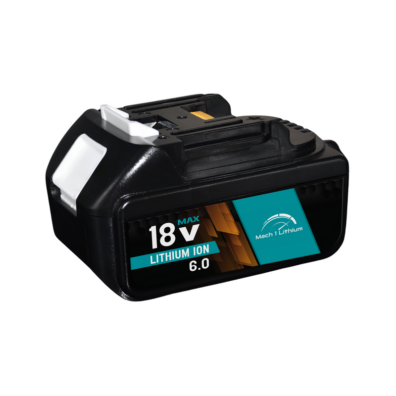 Mach 1 Lithium 18V 6AH LI-ION Power Tool Battery (For Makita)