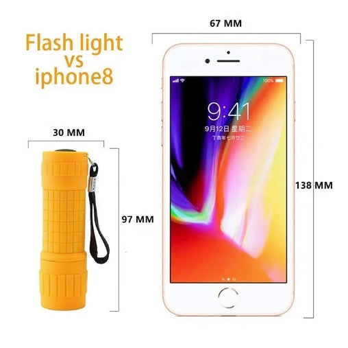 MINI LED 1W Kids Flashlight (Batteries Included)