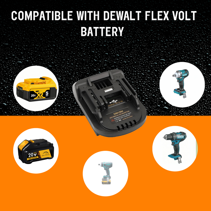 Dewalt Battery to Makita Tool Adaptor