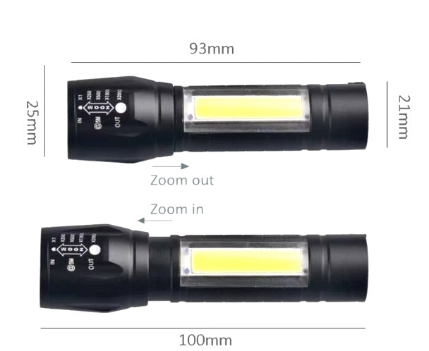 Mini LED Rechargeable Flashlight