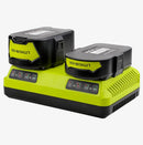 For Ryobi Dual Port Charger (18V)-3