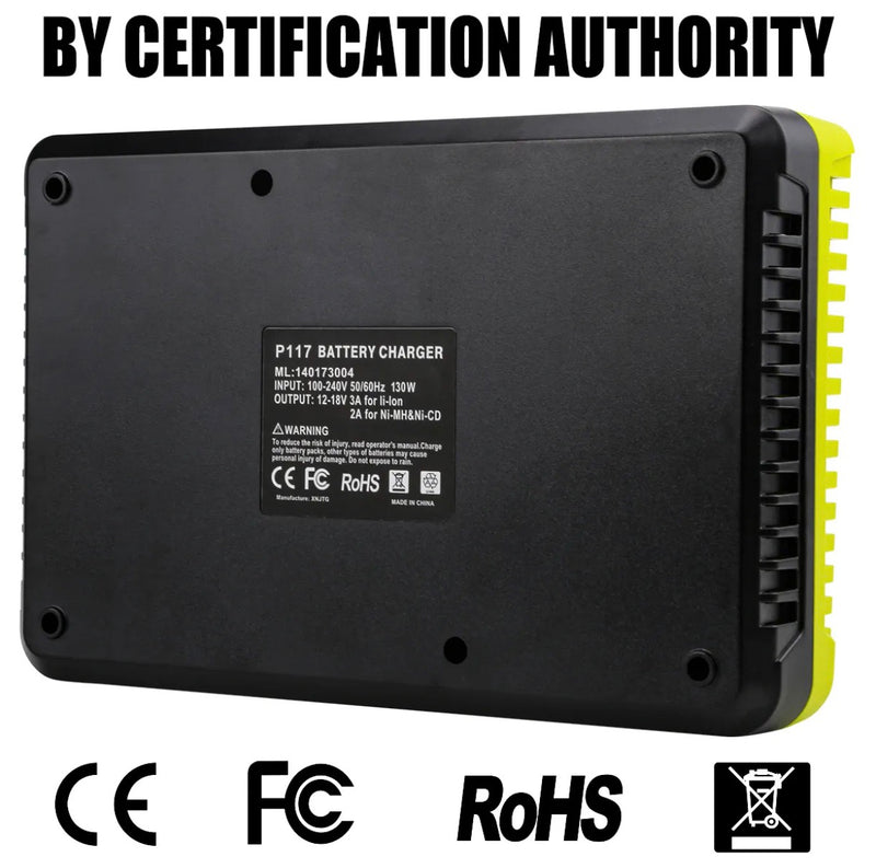 For Ryobi Dual Port Charger (18V)