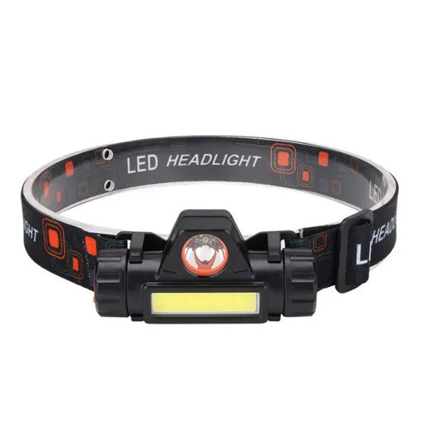 USB Rechargeable Waterproof LED Headlamp COB Work Light Magnetic Headlight with Built-In 18650 Battery