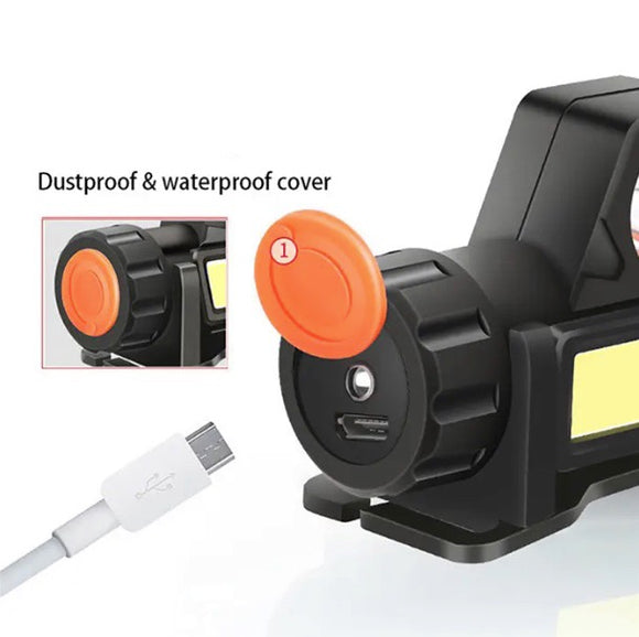 USB Rechargeable Waterproof LED Headlamp