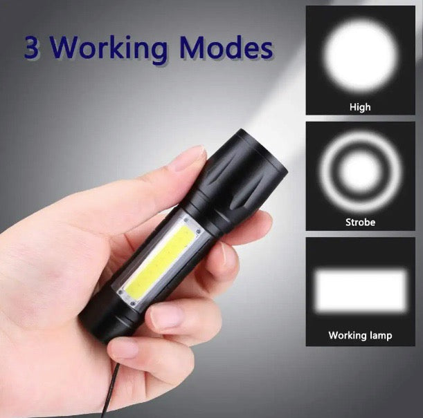 Mini LED Rechargeable Flashlight