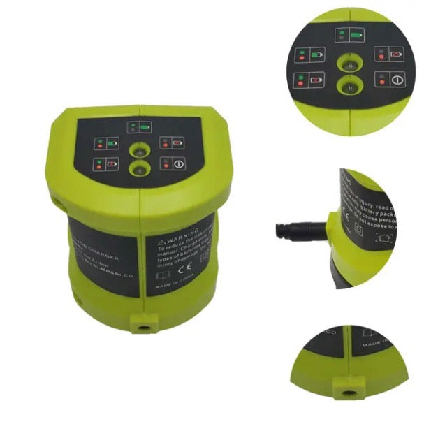 Solo Port Power Tool Battery Charger Replacement for Ryobi Ni-CD Ni-Mh Li-Ion 12V-20V P108 Battery