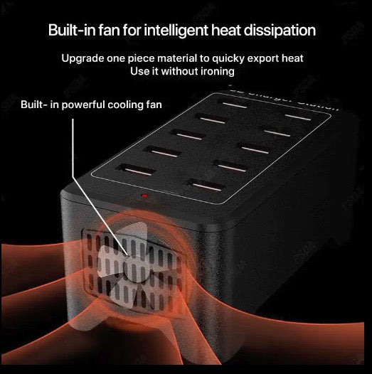 10 Port 5V 2.4A Smart Charging Station