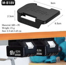 Battery Wall Mount (For Dewalt/Milwaukee) Set of 6-5