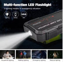 2000A Car Jump Starter Booster Jumper Box Power Bank Battery Charger Portable US-5