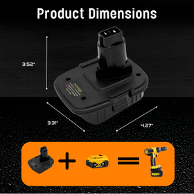 DeWalt 20V/18V Battery Adapter - 0
