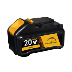 Mach 1 Lithium 20V 5AH LI-ION Power Tool Battery (For Dewalt)