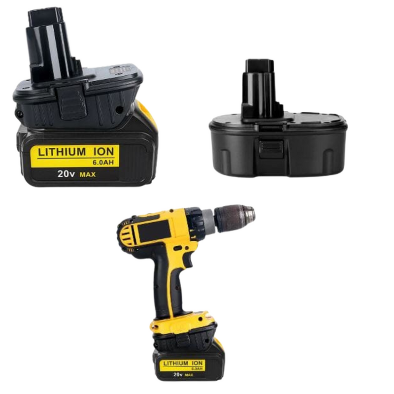 Adapter for DeWalt 20V Battery to DeWalt 18V Cordless Power Tool