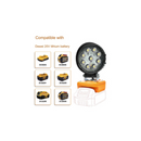 4" Round LED Work Light, Compatible with Dewalt Battery-3