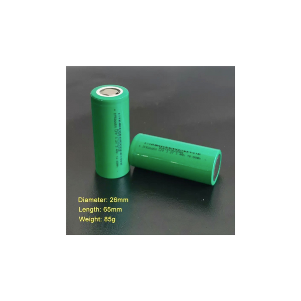 Real Cell 26650 3.2V 3400mAh Battery Cell - IFR26650 LFP