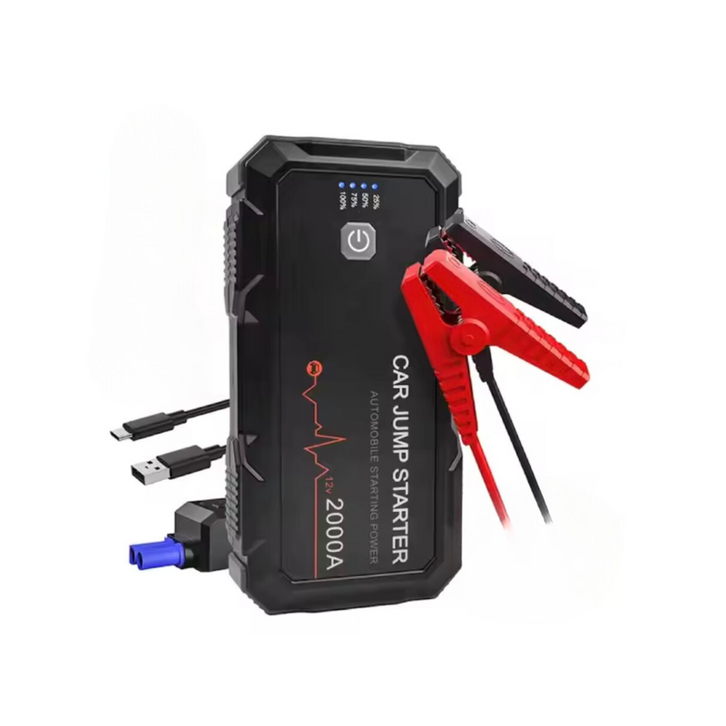 2000A Car Jump Starter Booster Jumper Box Power Bank Battery Charger Portable US