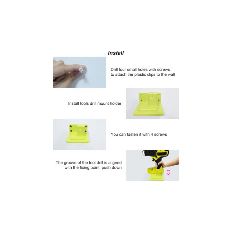 Tool Mount (For Ryobi) Set of 4