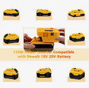 DeWalt 20V MAX Battery Inserted into Mach 1 Power Inverter Battery Slot