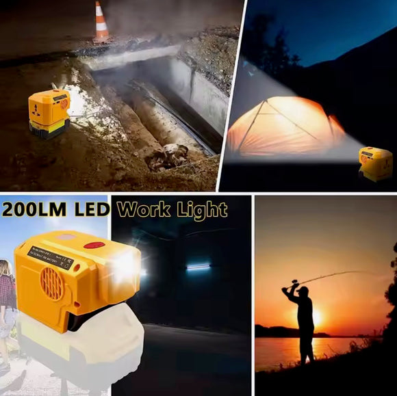 DeWalt 20V Battery Inverter for Camping and Outdoor Portable Power Use