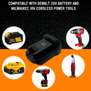 DeWalt 20V to Milwaukee M18 Battery Adapter Compatibility