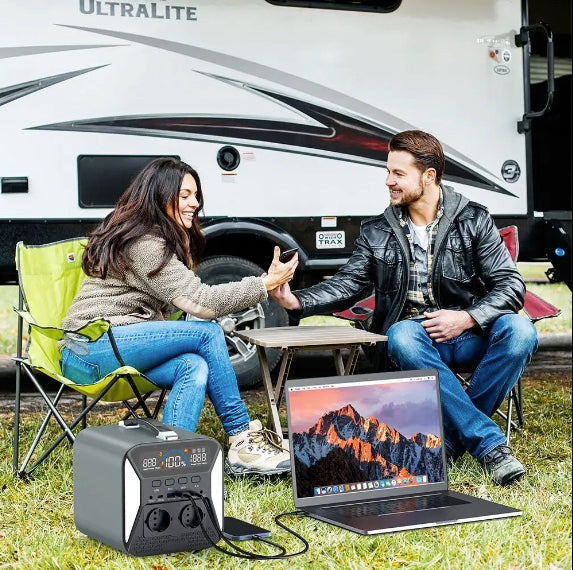 Get Mach 1 Lithium 18V 300W Lithium Ion Portable Power Station – top detail view (image 5 of 12)