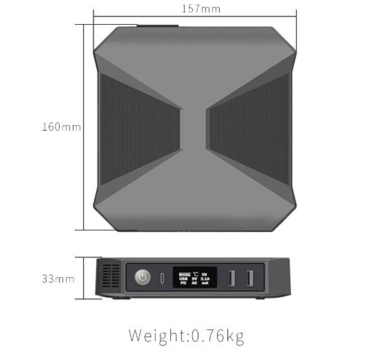 Shop Mach 1 Lithium 20V 100W Lithium Portable Power Station – front view for purchase (image 2 of 7)