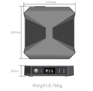 Shop Mach 1 Lithium 20V 100W Lithium Portable Power Station – front view for purchase (image 2 of 7)