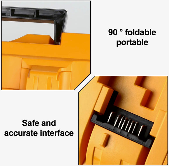 Get Mach 1 Lithium Dewalt 20V 80W Lithium Ion Battery Charger – top detail view (image 5 of 7)