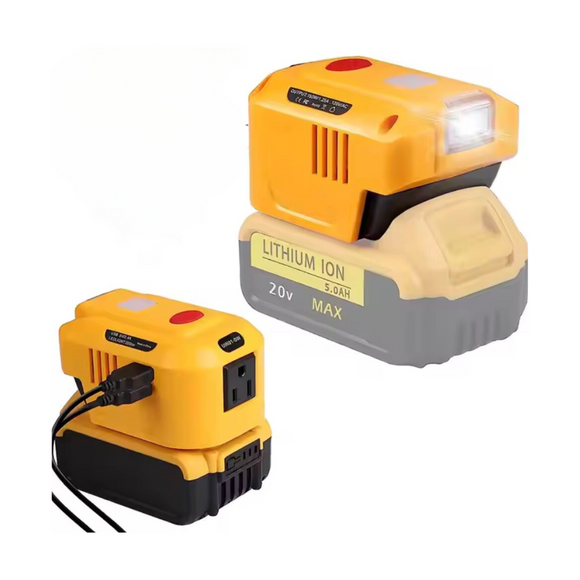 Mach 1 DeWalt 20V Battery Power Inverter 110V AC Outlet 150W Portable