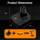 Shop Mach 1 Lithium Dewalt 20V Lithium Battery Adapter – front view for purchase (image 2 of 8)