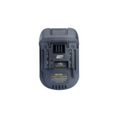 Durable jobsite-ready Mach 1 Makita to Milwaukee battery adapter for contractors and DIYers