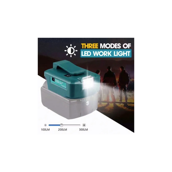 Purchase Mach 1 Lithium Makita Lithium Battery Adapter – angled view showing build quality (image 3 of 5)