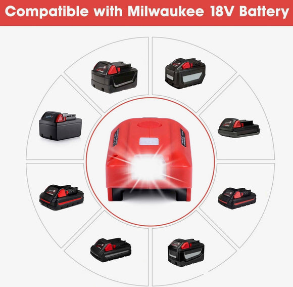 Get Mach 1 Lithium Milwaukee 18V Lithium Portable Power Station – top detail view (image 5 of 5)