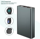 100W 20000mAh power bank LED charging mode indicator showing real-time battery status and output mode selection