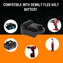 Use existing Makita 18V batteries in Milwaukee M18 tools and save money with this adapter