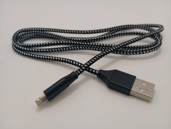 USB to Lightening Braided 40" Black